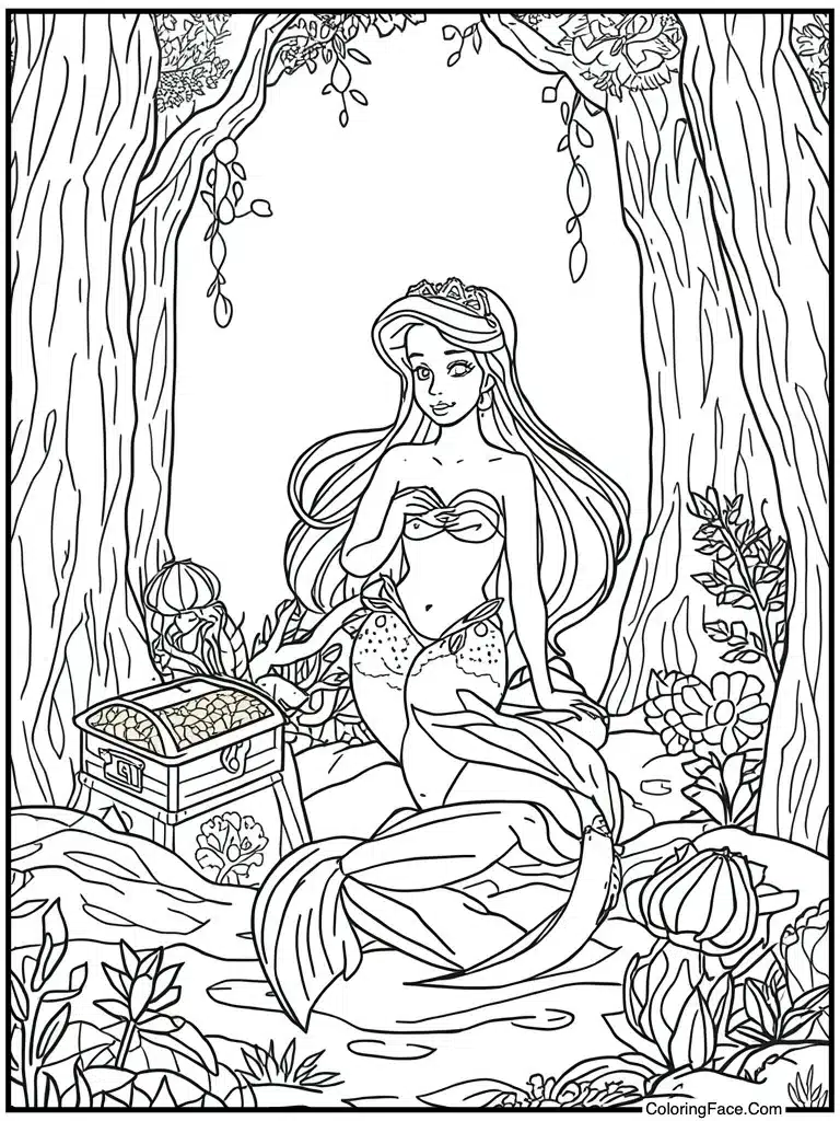 Treasure chest full gold