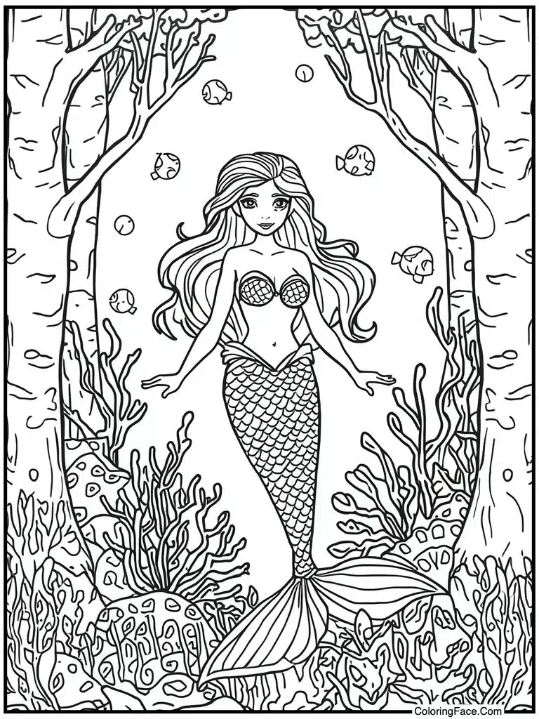 Coral reef full life