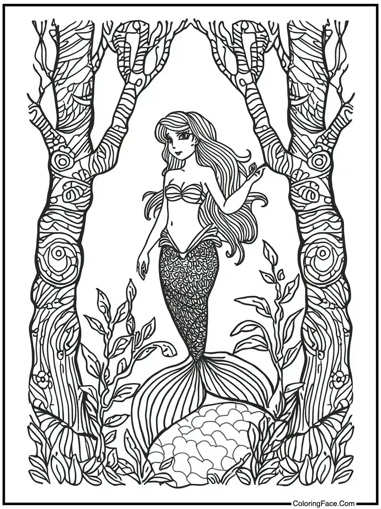 Zentangle ink doodle lines