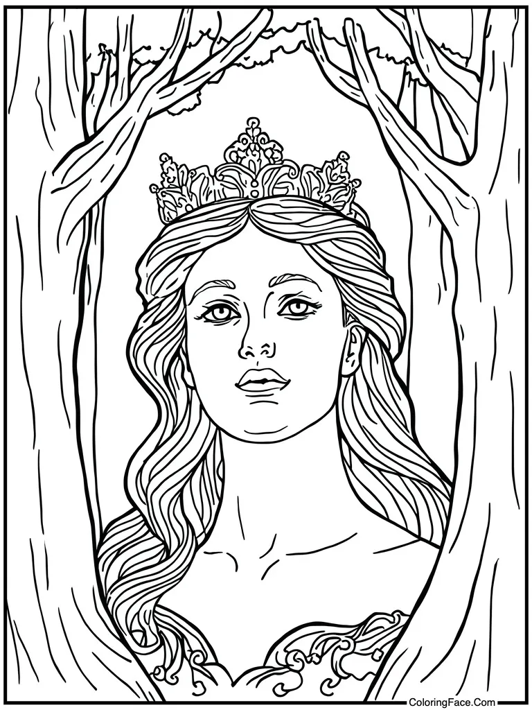 Prince statue sunken head