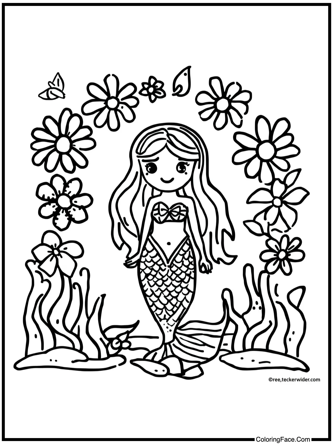 making flower garlands