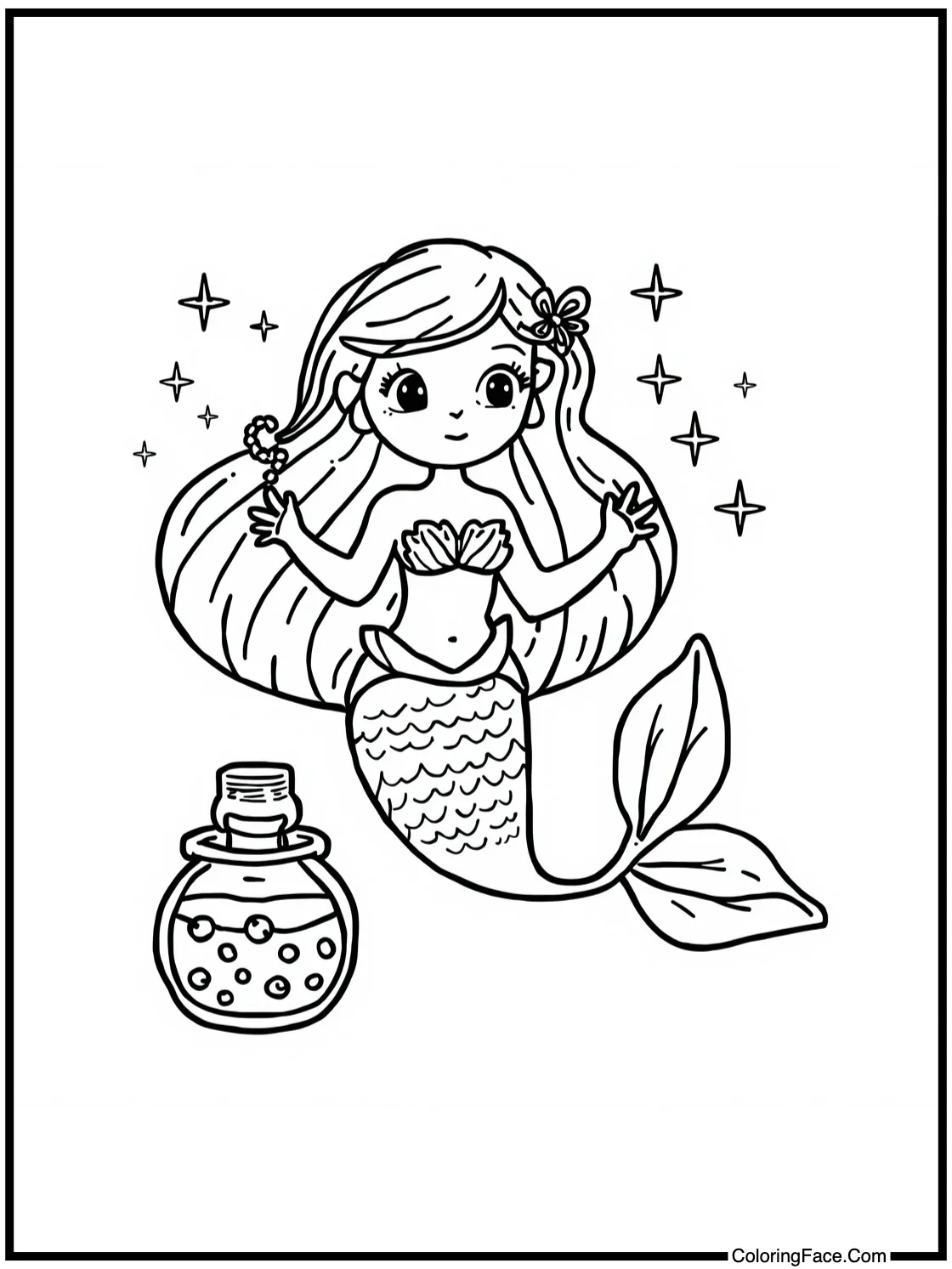 creating a sparkling potion