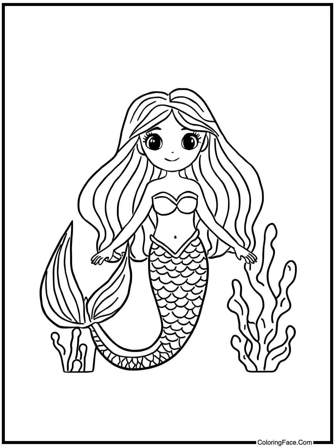 with a beautiful seashell