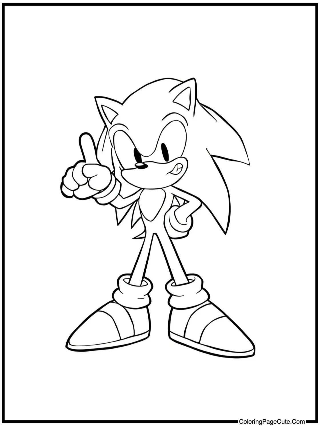 displaying a fun pose.