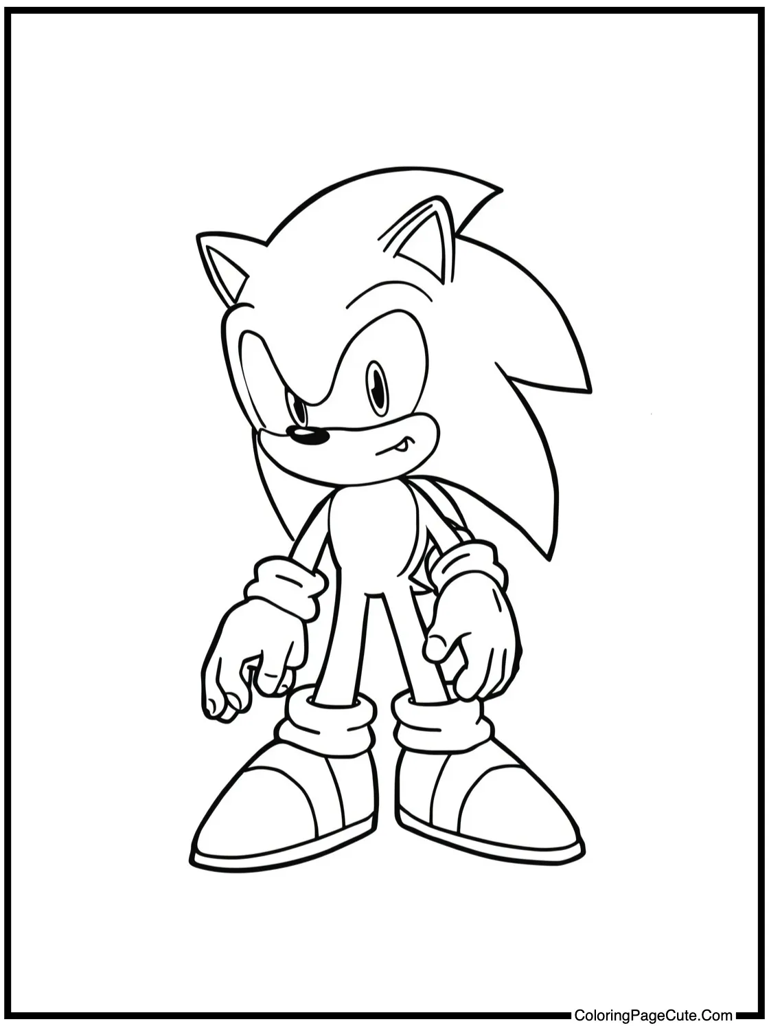 with a curious stance.