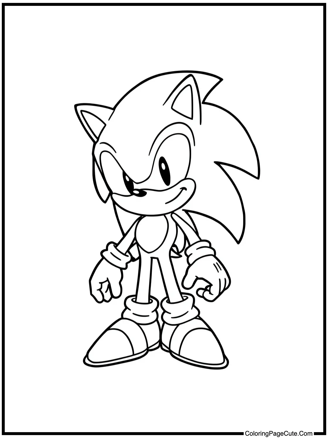 with an inviting look.