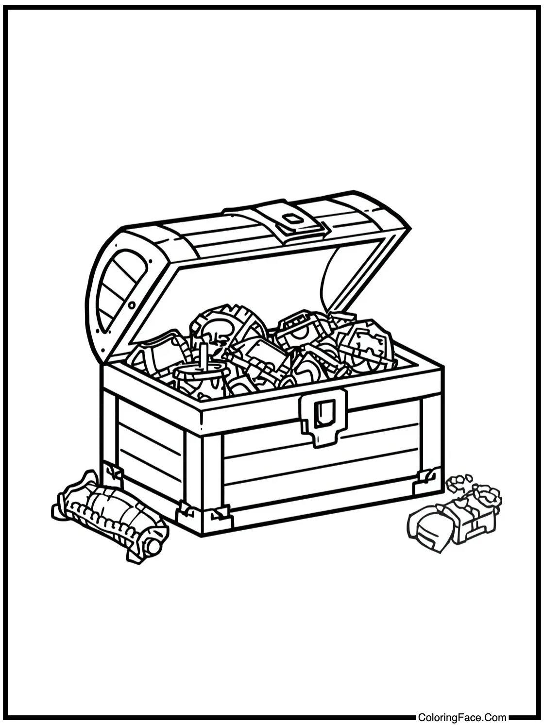 Chest full treasures