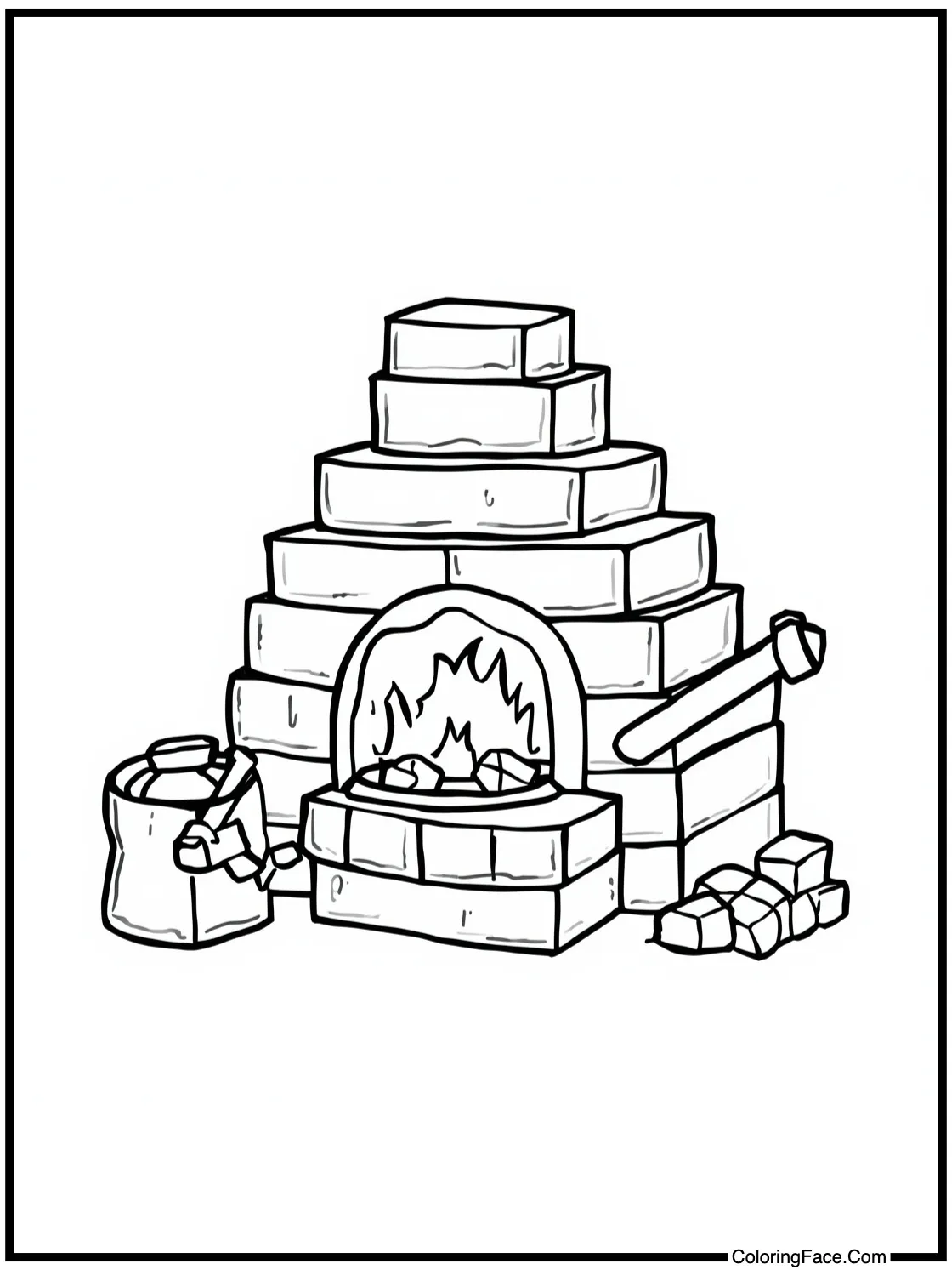 Furnace smelting ore