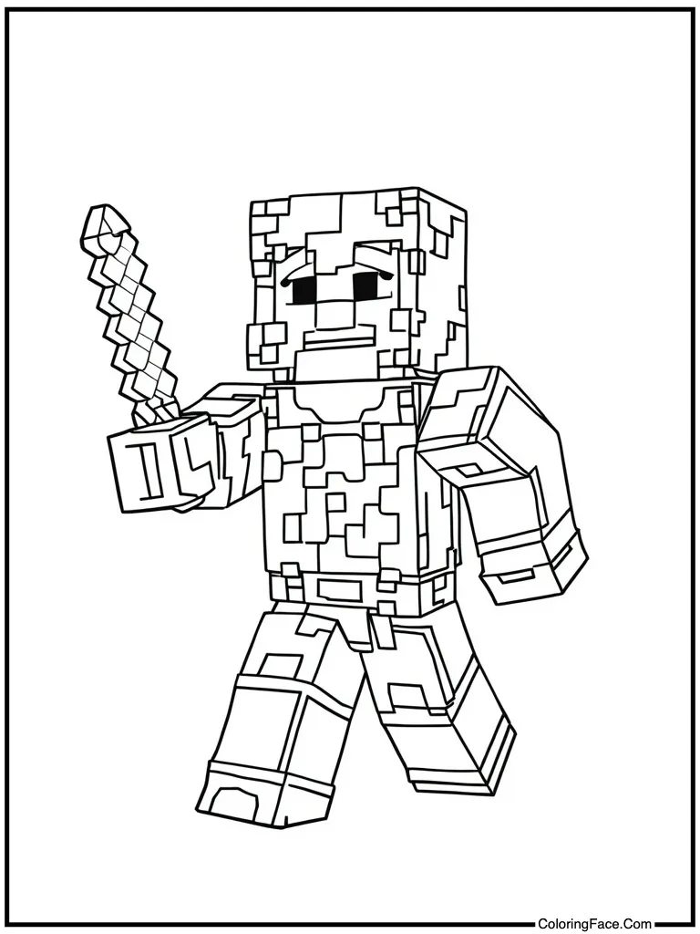 Steve mining grey stone