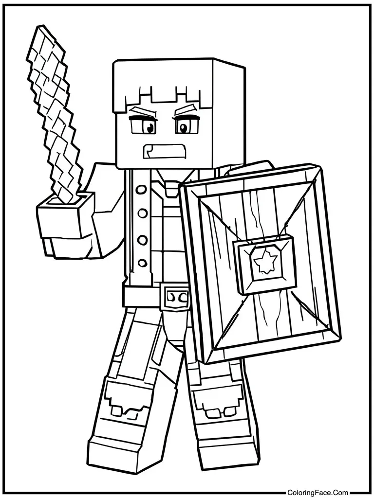 Blocking with wooden shield