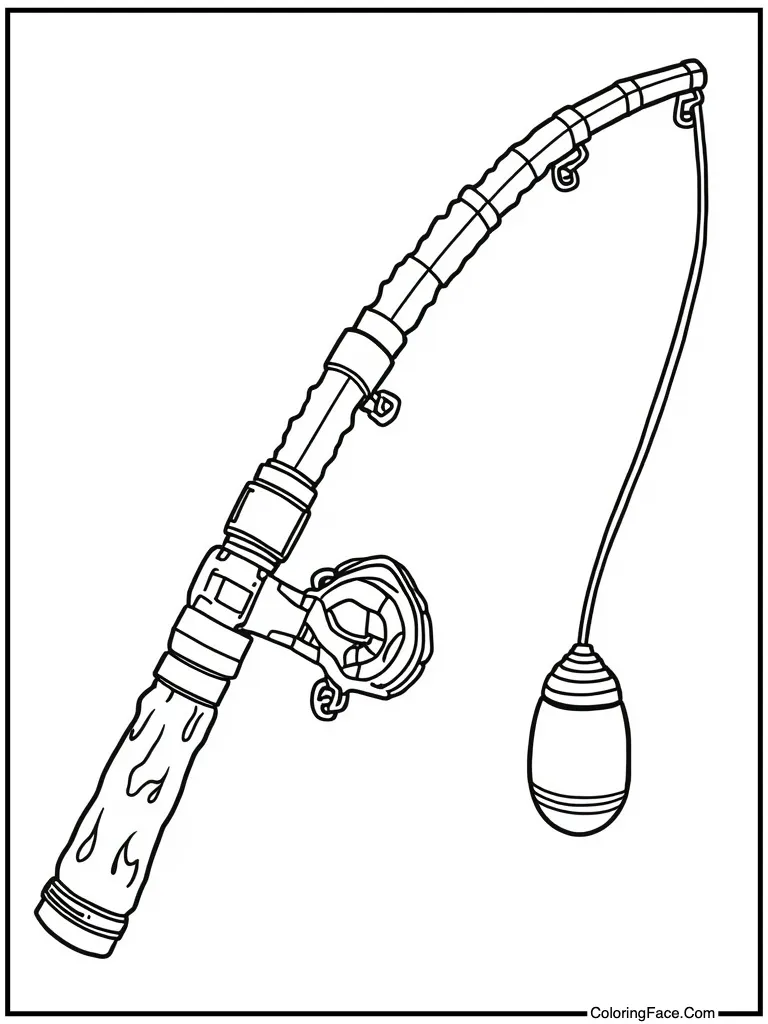 Fishing rod with bobber