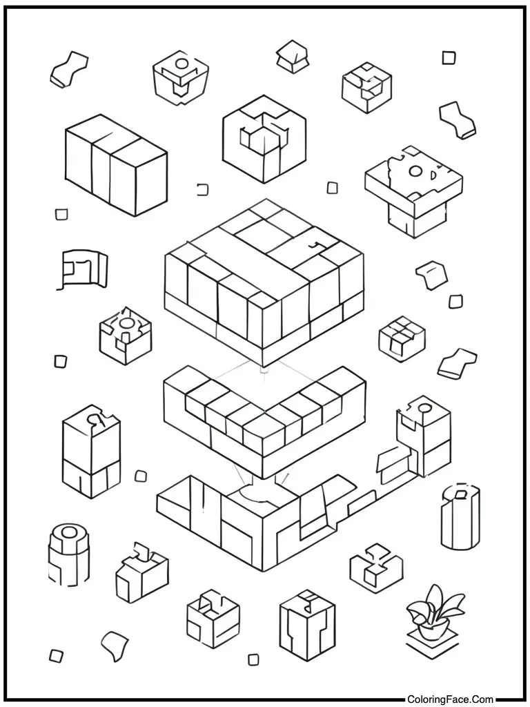 Brown dirt block texture