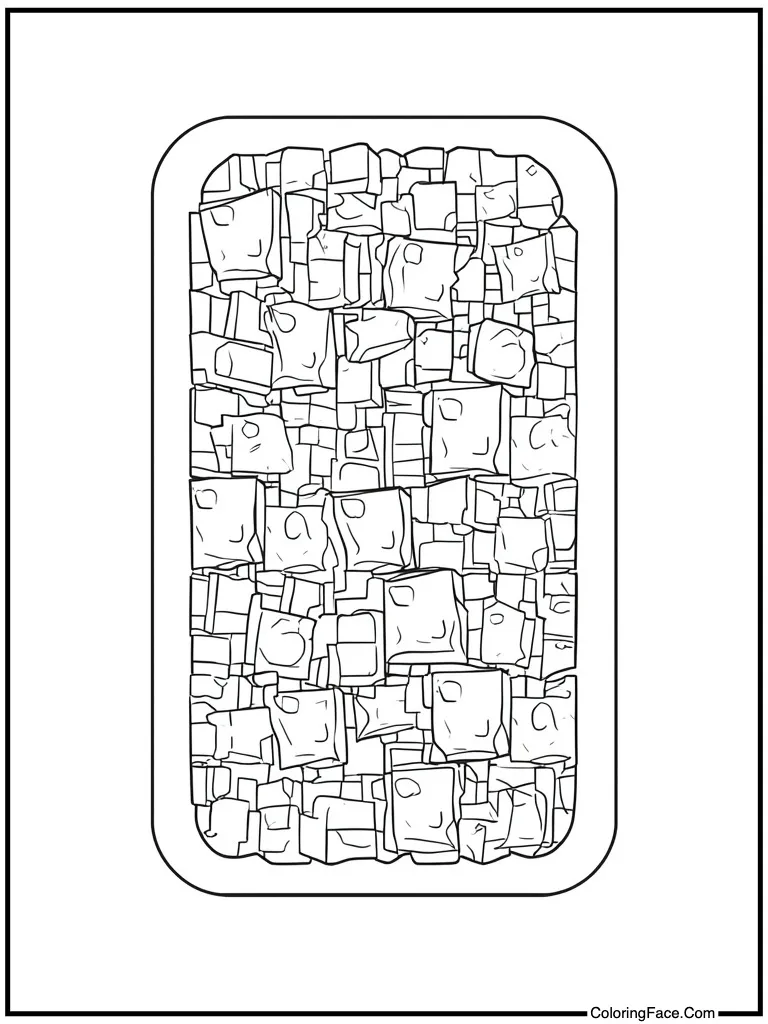 Smooth stone block texture