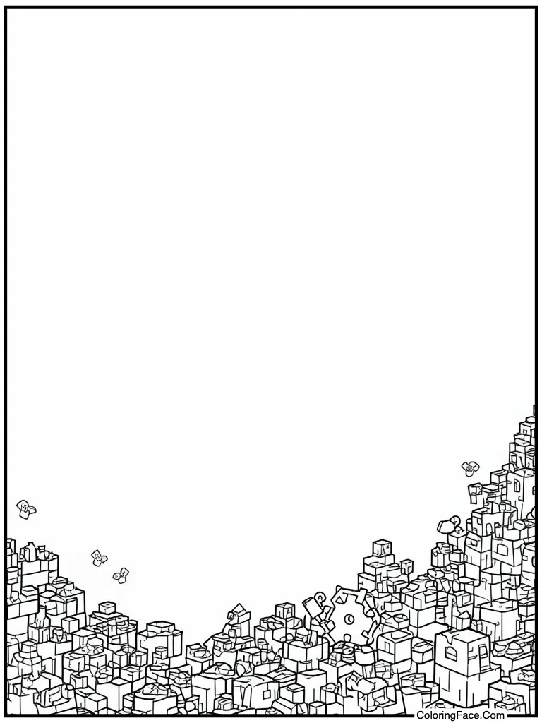 Unbreakable grey block bottom