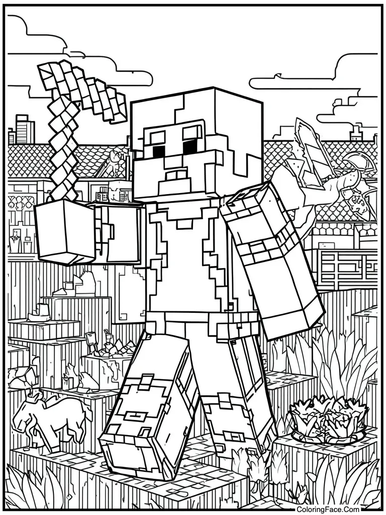 Picture hanging on wall