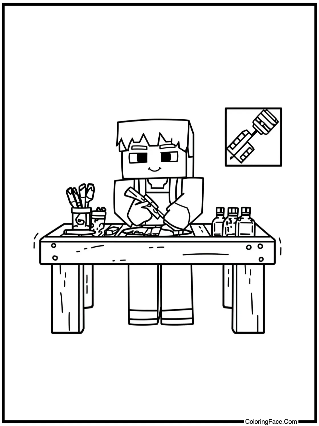 Steve exploring cave