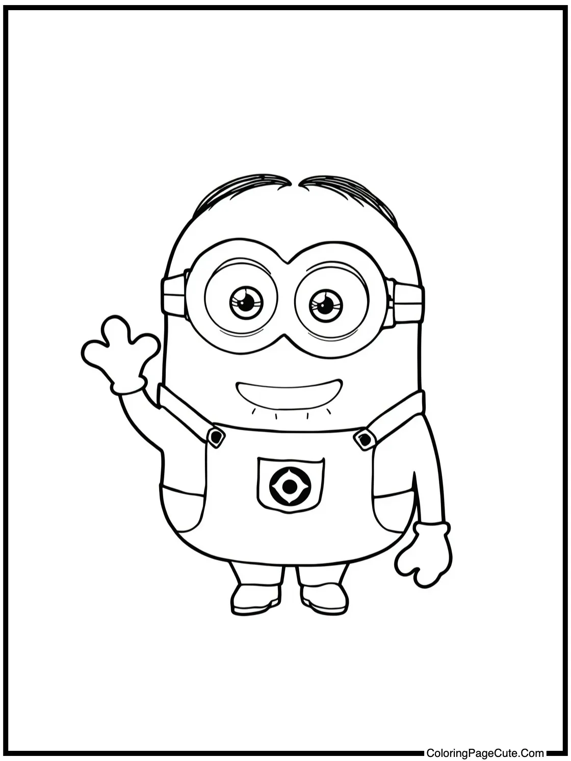 waving a friendly hello