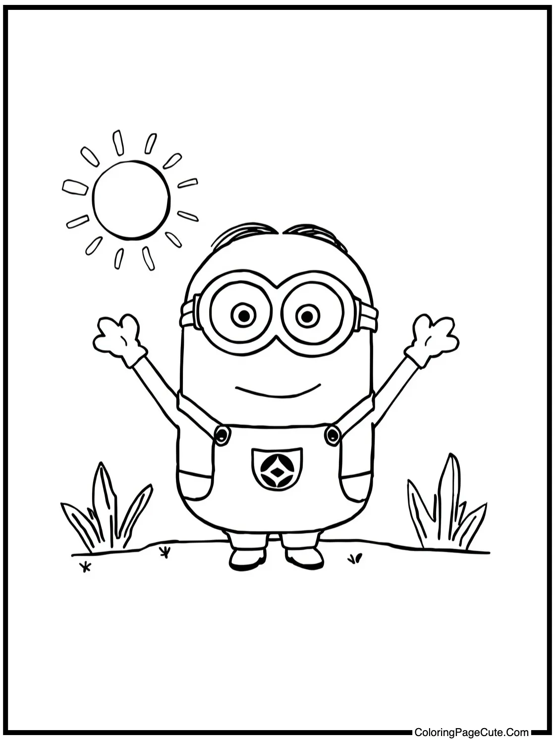 enjoying warm sunshine