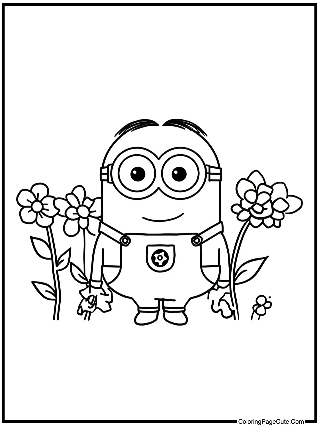 gathering pretty flowers