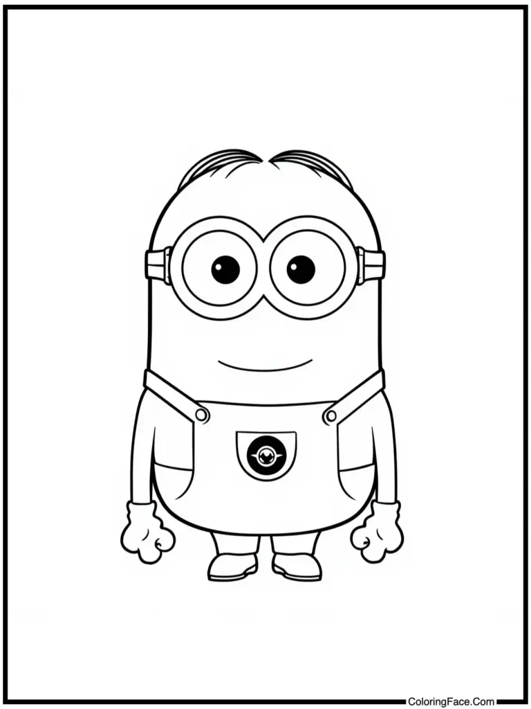Minion Coloring Pages