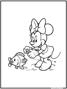 Minnie Mouse Coloring Pages