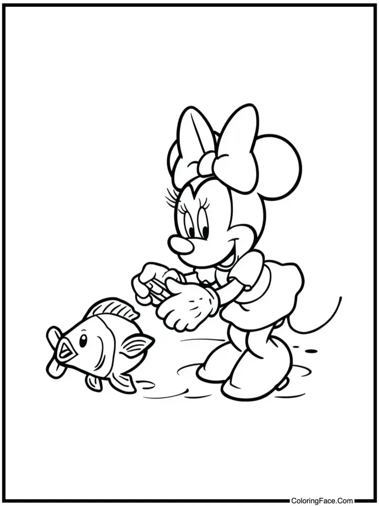 Minnie Mouse Coloring Pages