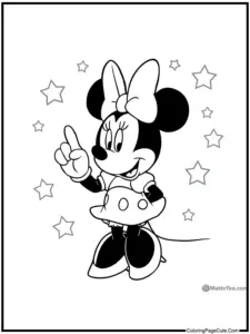 Minnie Mouse Coloring Pages