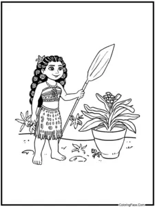 Moana Coloring Pages