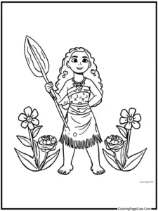 Moana Coloring Pages