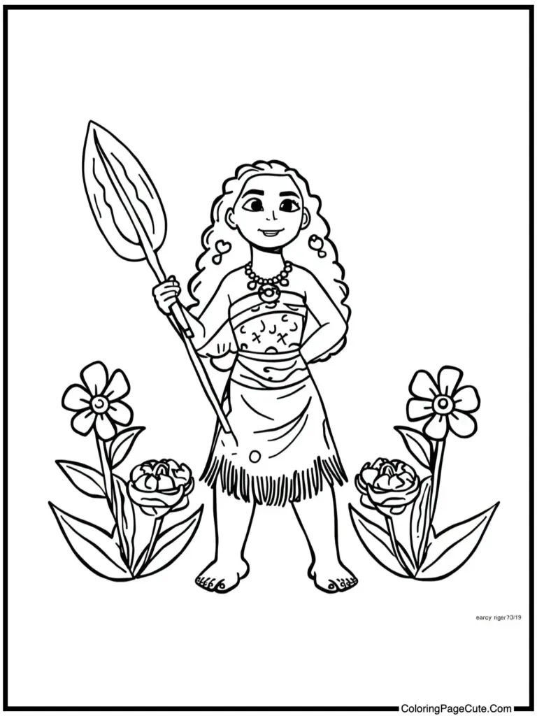 Moana Coloring Pages