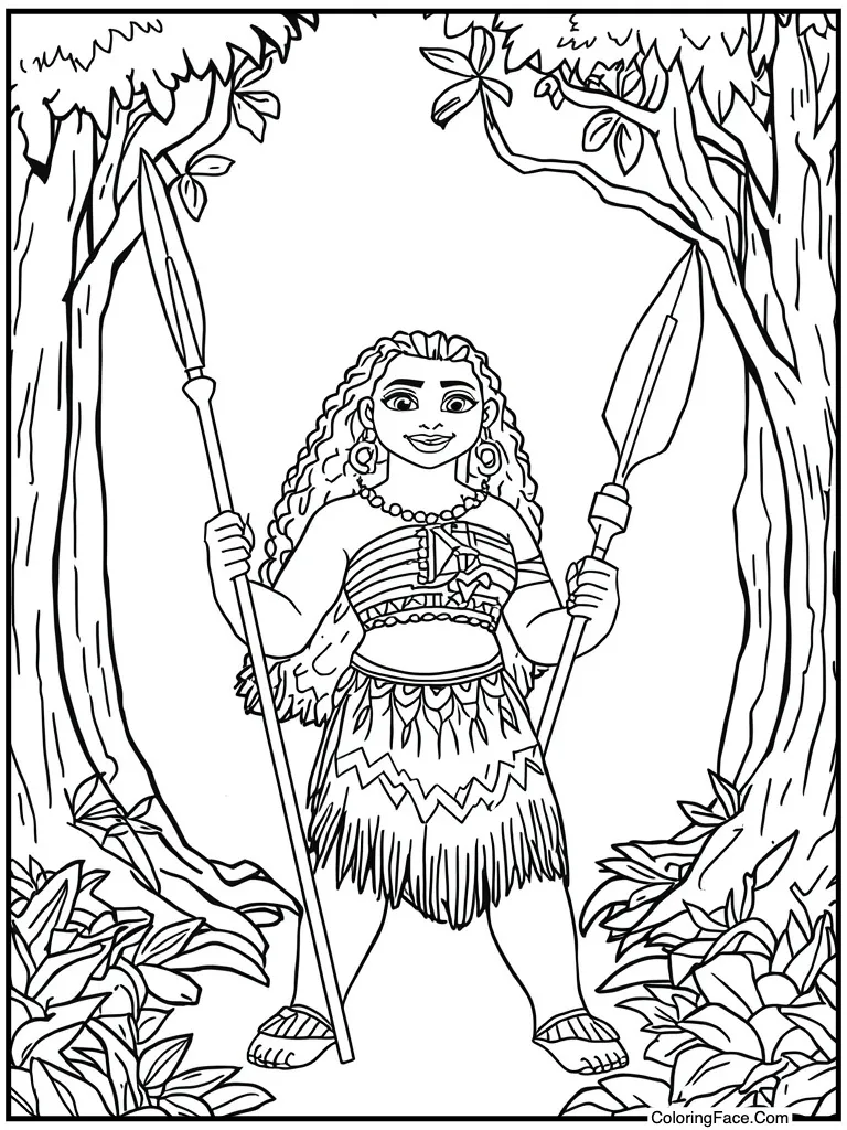 Kakamora holding small spears