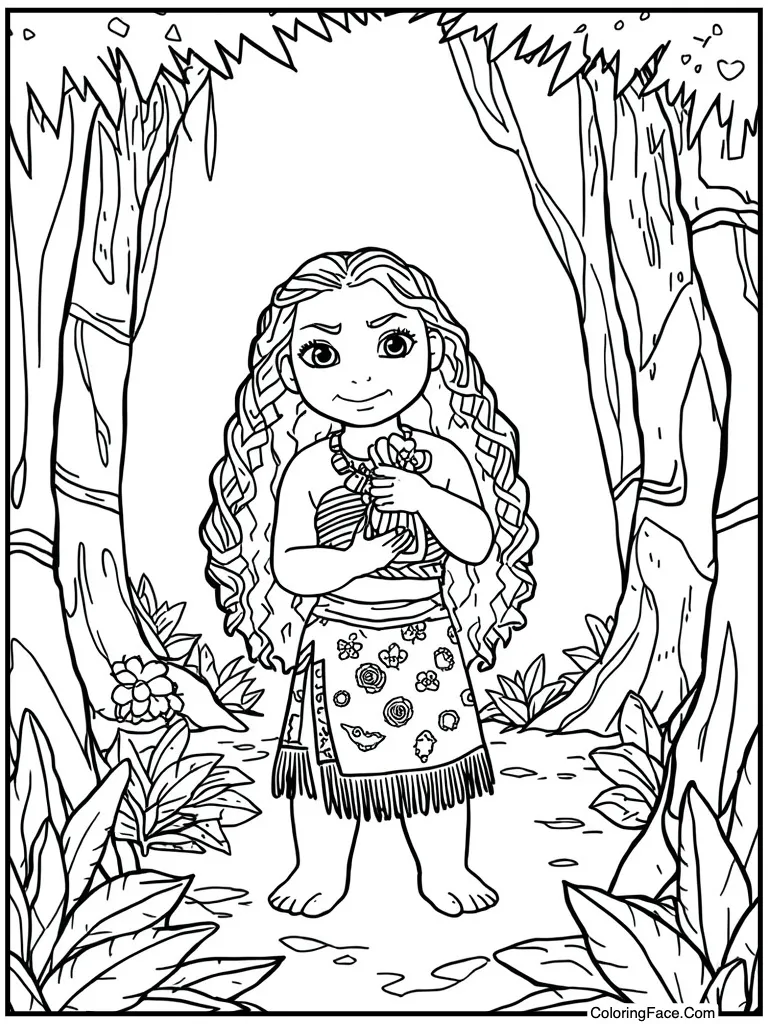 Baby holding sea shell