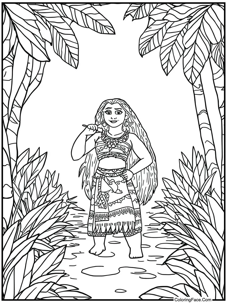 Eating tropical island fruit