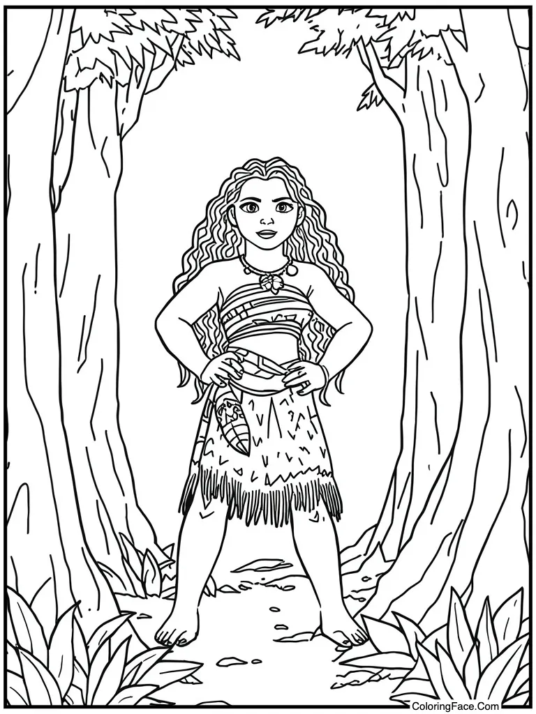 Looking determined and brave