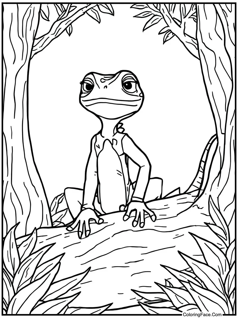 Lizard small green form