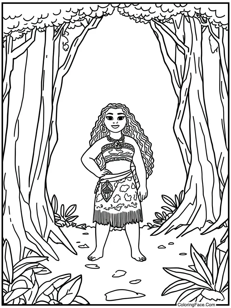 Simple outline for kids