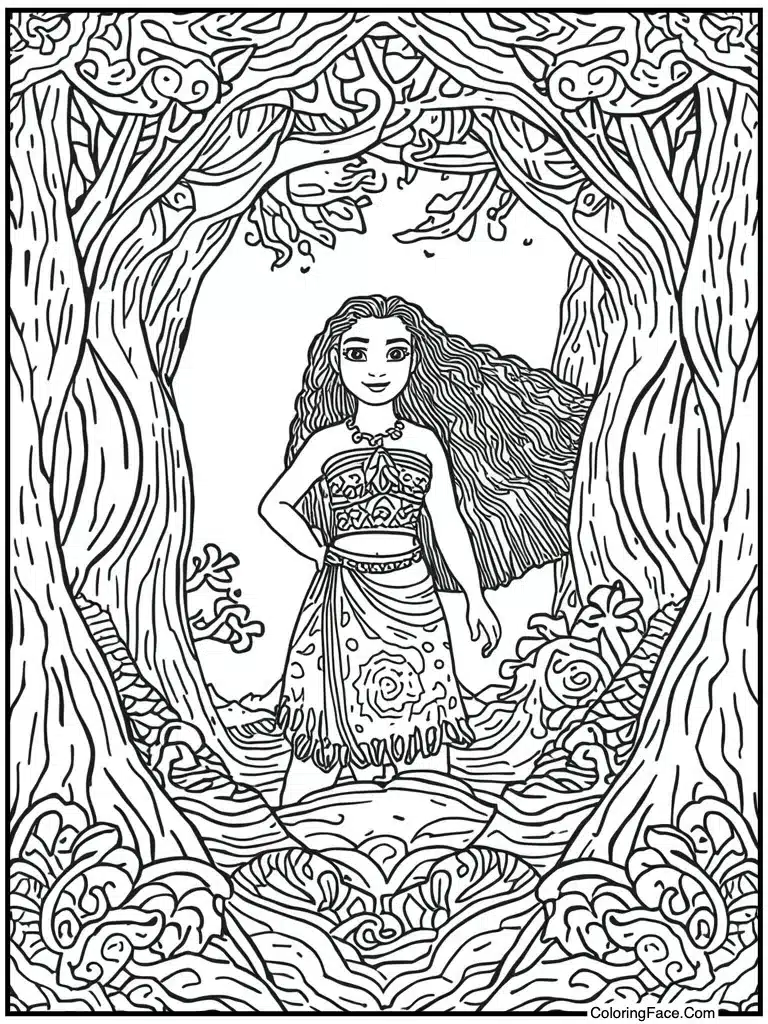 Mandala ocean wave pattern