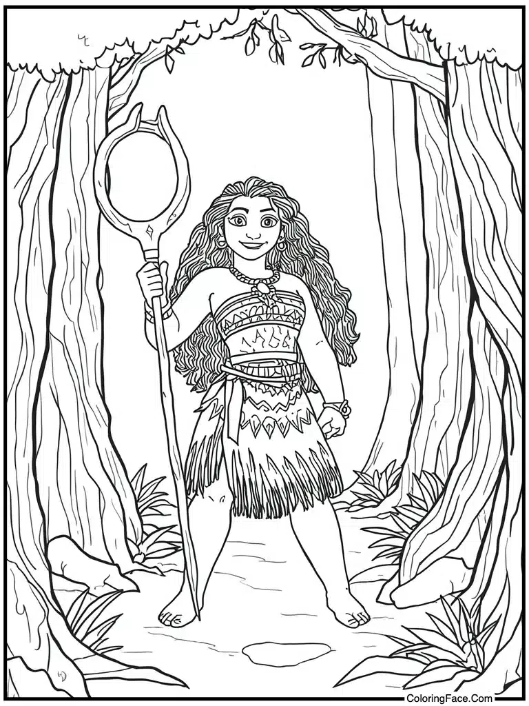 Demigod holding magic hook