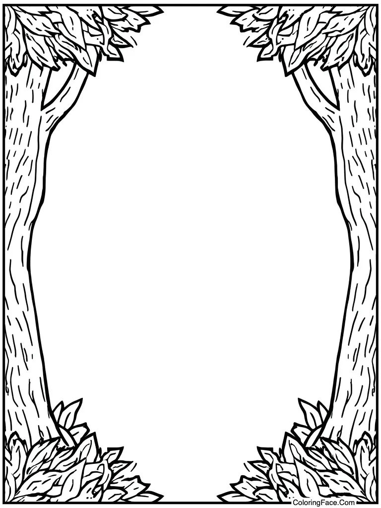 Tribal pattern border design