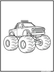 Monster Truck Coloring Pages
