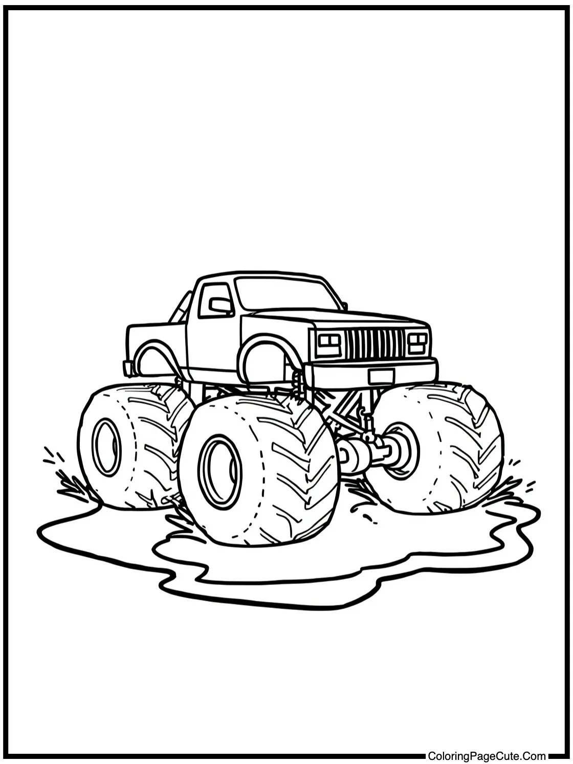 driving through puddles