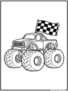 Monster Truck Coloring Pages