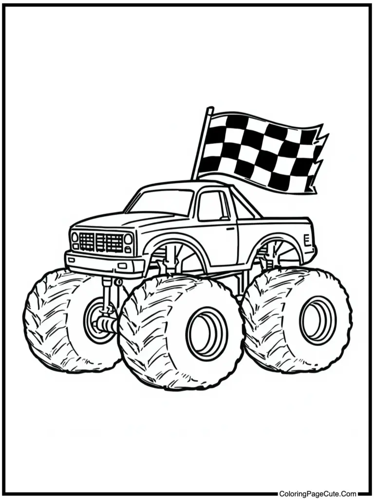 Monster Truck Coloring Pages