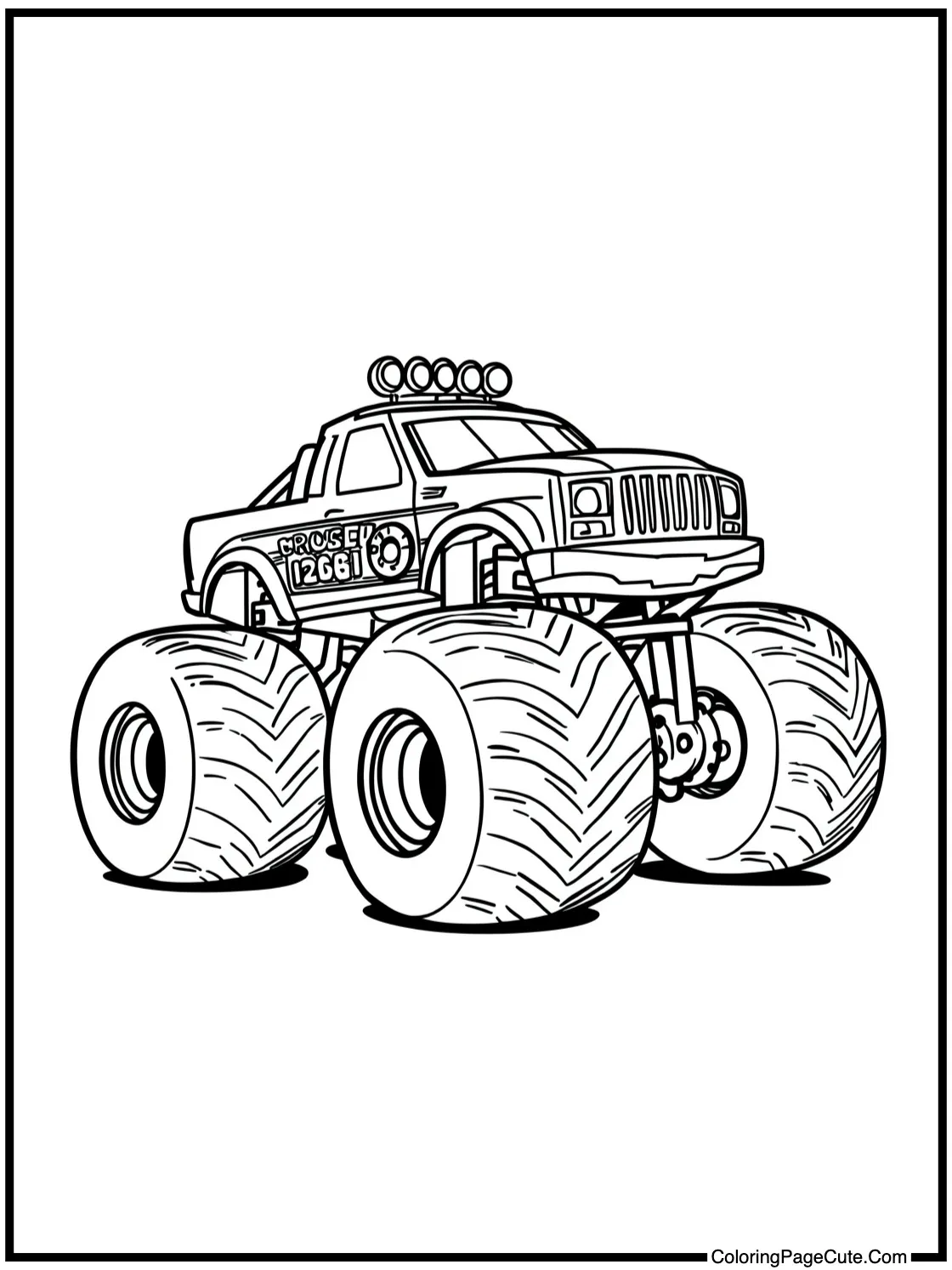 with powerful engine