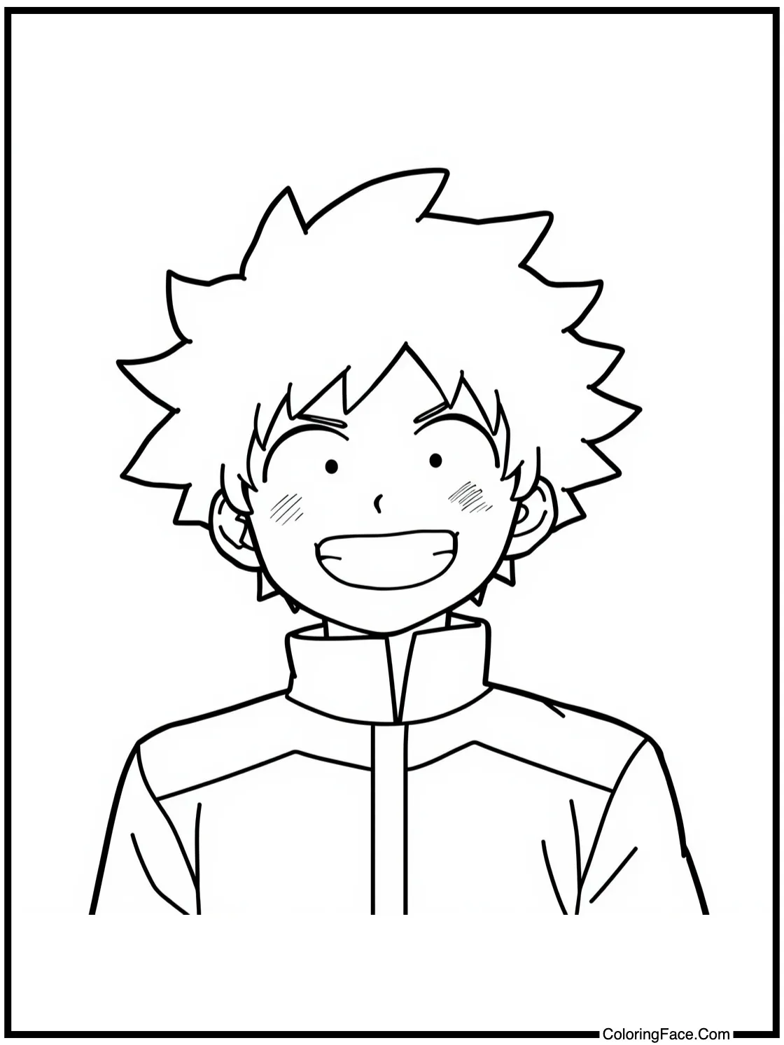 with Mirio smiling brightly