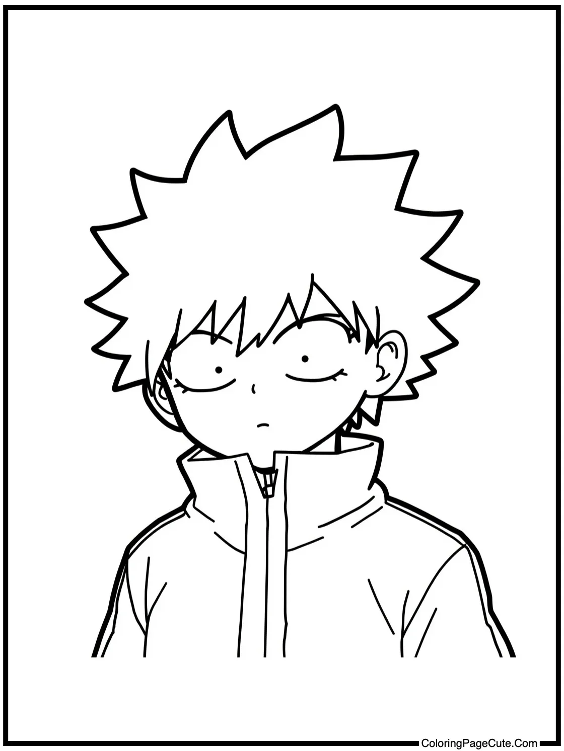 Bakugo looking focused