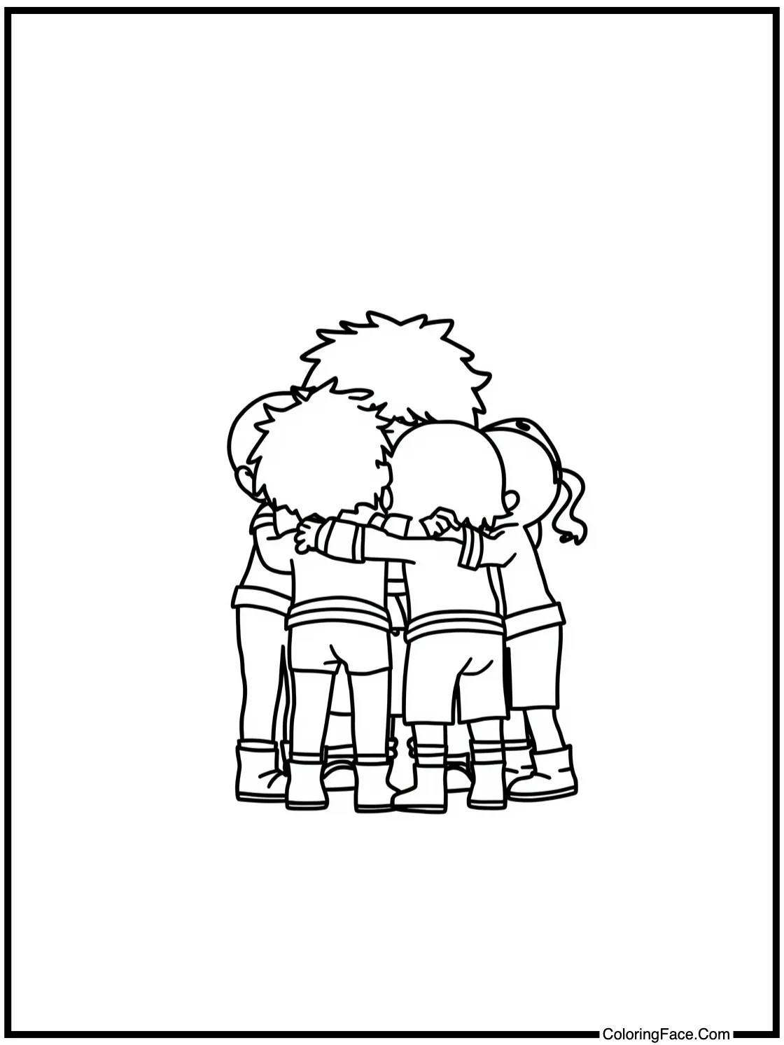 of a group hug