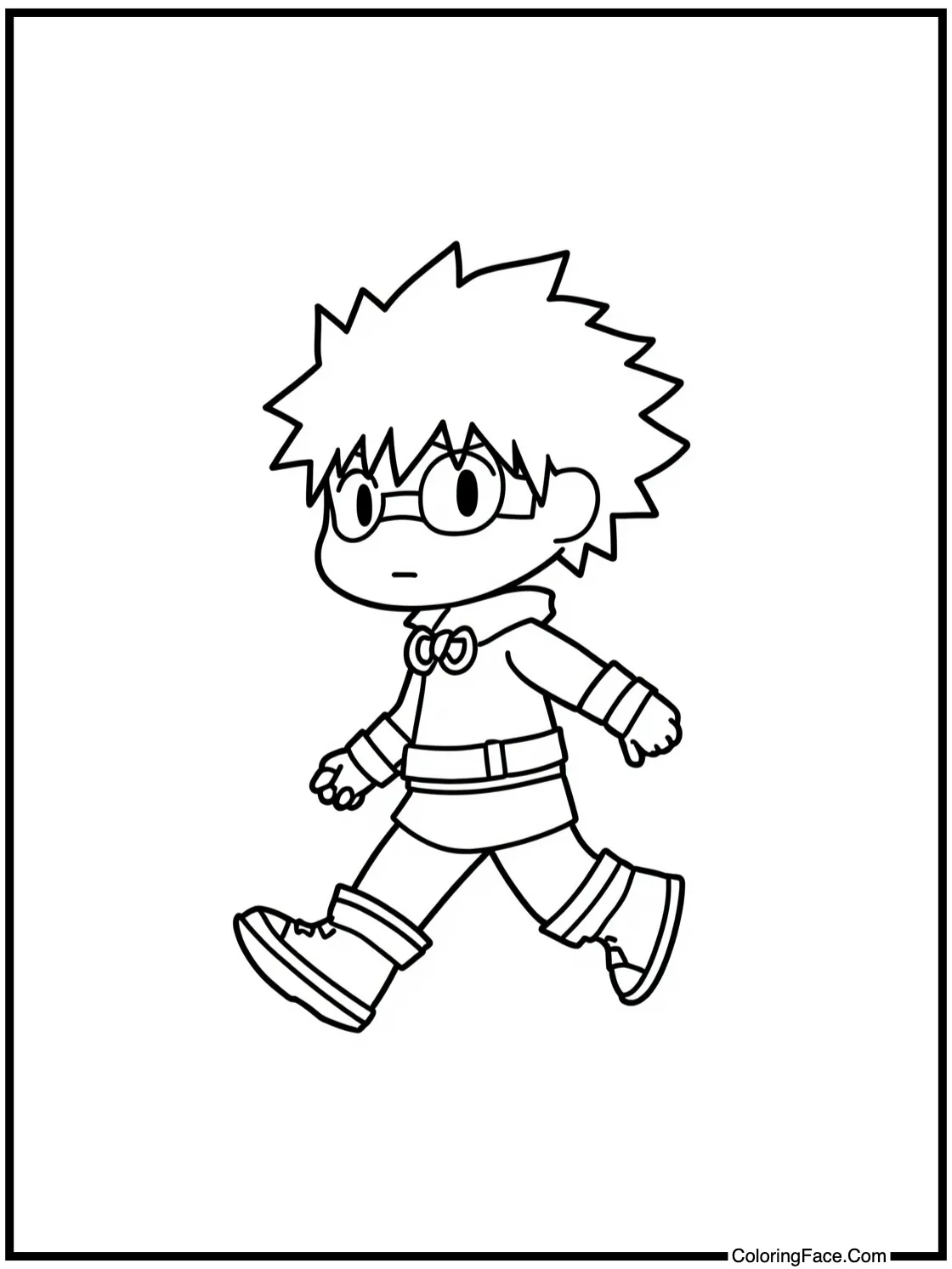 of a character walking