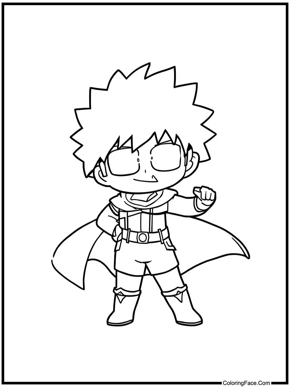 of a character playing