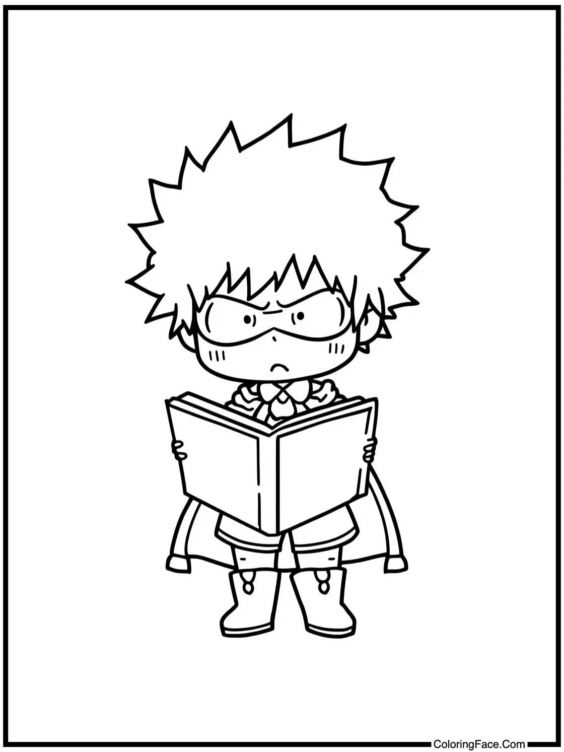 with a character reading